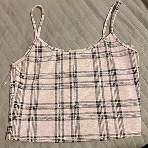 Medium plaid crop top